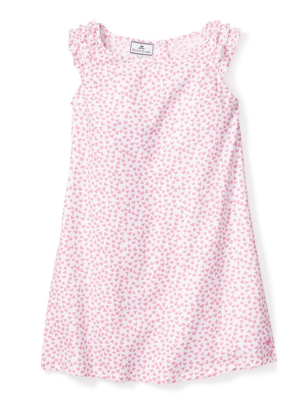 Girls Pink Heart-Print Nightgown -